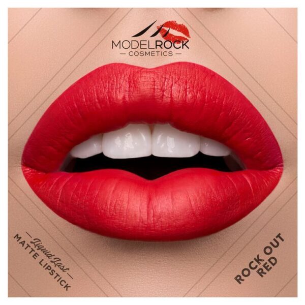 Modelrock Liquid to Matte Lipstick - Rock Out Red